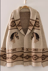 The Stalls Horse Cardigan