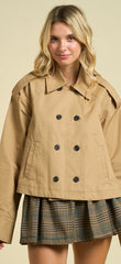 Cropped Trench Coat