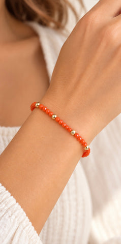 enewton gameday flirty presence bracelet - bright orange