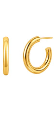 Ellie Vail Flora Medium Hoop Earring
