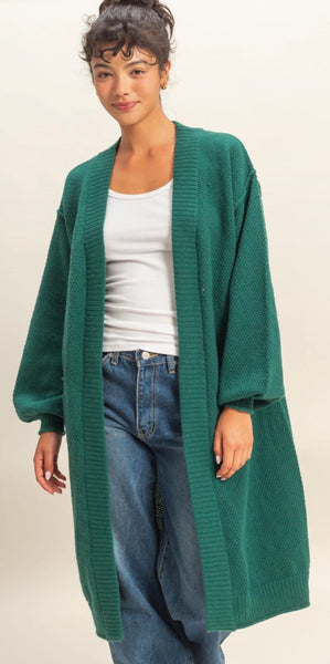 Car Length Cardigan - 2 Colors