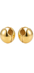 Ellie Vail Vale Dome Huggie Hoop Earring