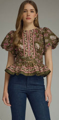 Marilyn in Flowers Top