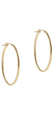 Enewton Oval Gold 1" Smooth Hoop