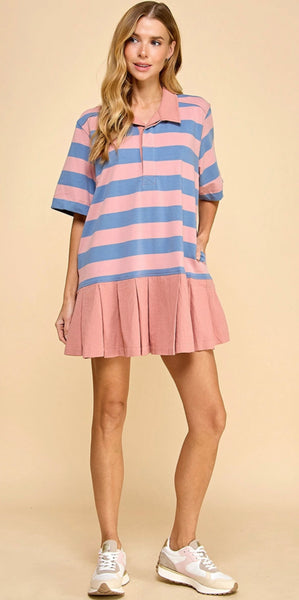 Delighted in Stripes Dress