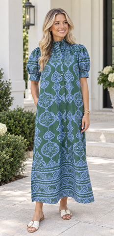 Portuguese Tile Dress