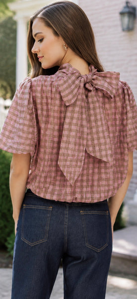 Gingham Girl Top