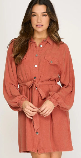 Yolanda Shirt Dress - 2 Colors