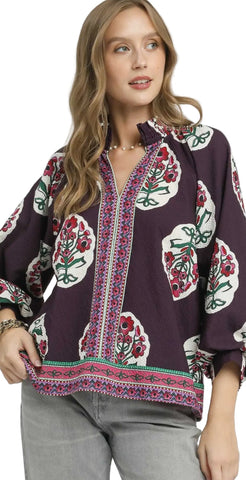 Plumtastic Blouse
