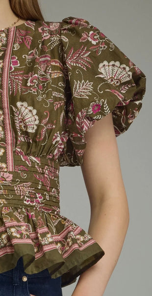 Marilyn in Flowers Top