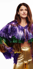 Mardi Gras Tinsel Jacket