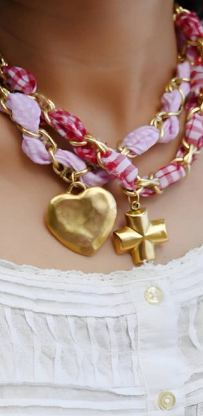 Double Check Charm Necklace