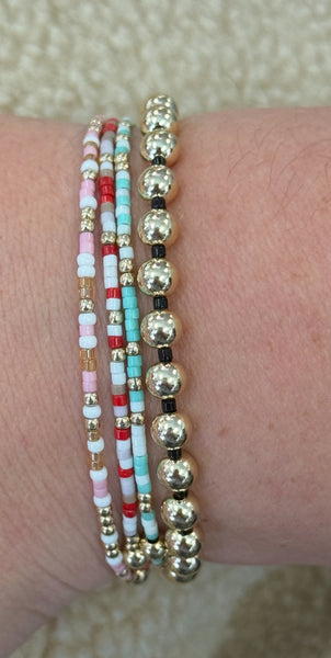 enewton Gameday Hope Grateful 5mm Bead Bracelet - Onyx