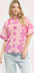 Creme of Pink Blouse