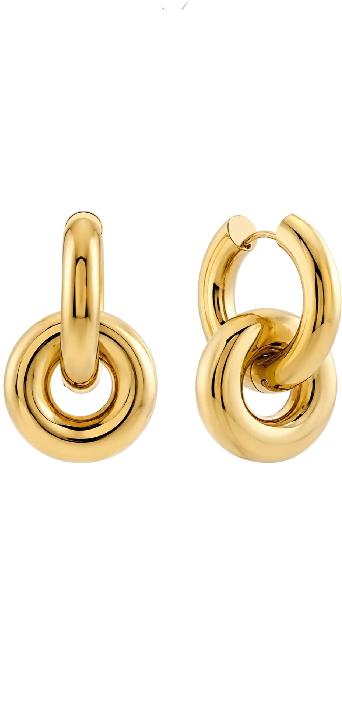 Ellie Vail Solana Interlocking Hoop Earring