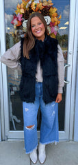 Faux Fur Vest - 2 Colors