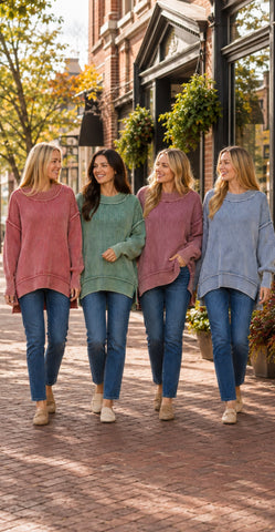 Classic Carol Cable Sweater - 5 Colors