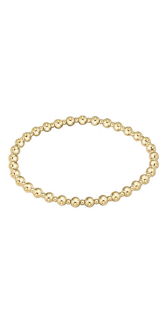 enewton - Classic Grateful Pattern 4mm Gold-Filled Bracelet