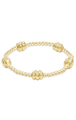 enewton Admire Gold 3mm Bead Bracelet - Gold - Regular and Extends