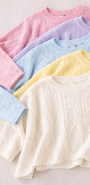 Sailor Knot Sweater - 5 Spring Colors