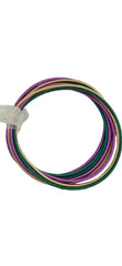 Mardi Gras Guitar String Bracelet Set