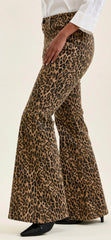 Judy Blue Jaqueline Leopard Flare Jeans