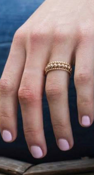 enewton Classic Gold 3mm Bead Ring