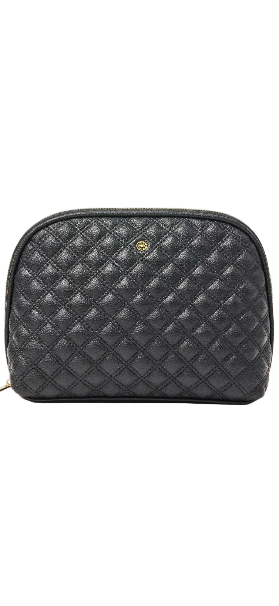 Large Quilted Essential Pouch in Black