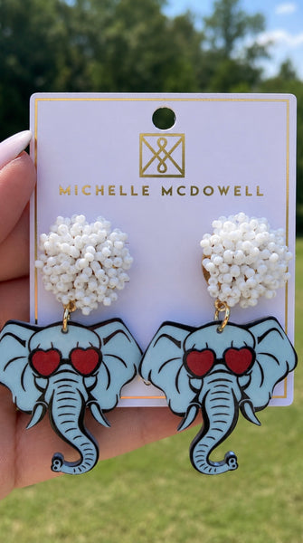 Elephant Love Earrings