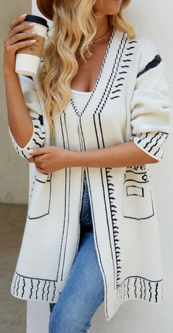 Trompe l'oeil Cardigan