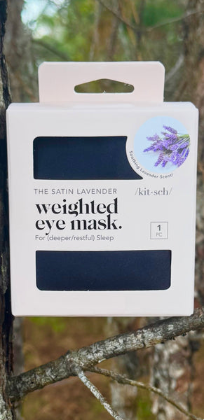 Kitsch Weighted Satin Eye Mask