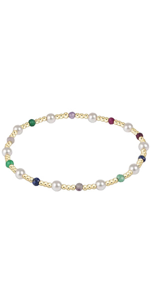 enewton design : Pearl Sincerity Pattern Bead Bracelet 6.25" - 4mm Hot Mess