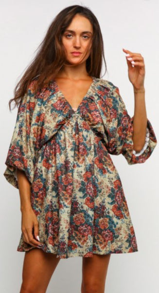 Vintage Floral Dress