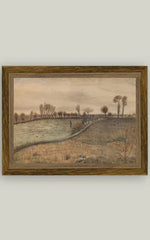 Pollard Willows Framed Antique Art