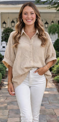 Francie Leaf Blouse