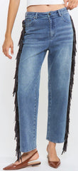 Fringed Jeans