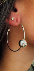 Thach Silver Hoops