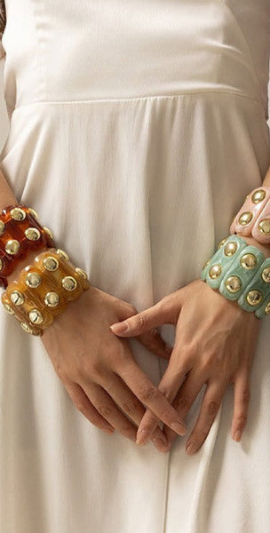 Terrell Studded Stretch Bracelets - 4 Colors