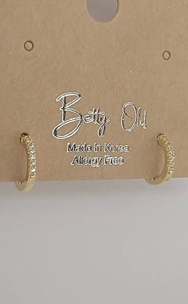 Mini Hoop Tarnish Free Earrings