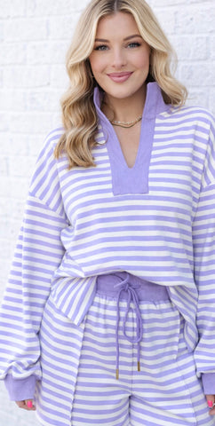 Fun Summer Striped Shorts Seperates