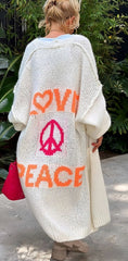 Love & Peace Duster Cardigan