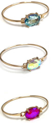 Demetri Stone Bangle Bracelet - 3 Colors