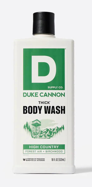 Duke Cannon Thick Body Wash High Country 18oz