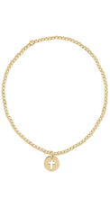 enewton classic gold 2mm bead bracelet - blessed small gold disc