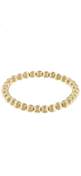 enewton Dignity Gold Bead Bracelet-6mm