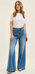 Judy Blue Liza Palazzo Jeans - Regular and Short Lengths