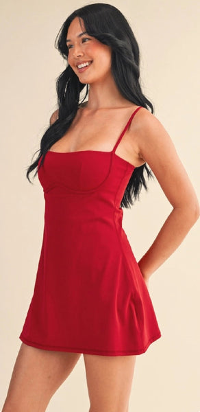 Sweetheart Active Dress-3 Colors