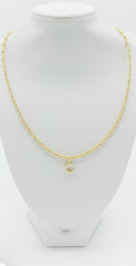 Kiki & Livy Gold Beaded Necklaces with Pearl Initials
