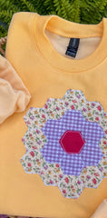 Sunshine Quilted Sweatshirts