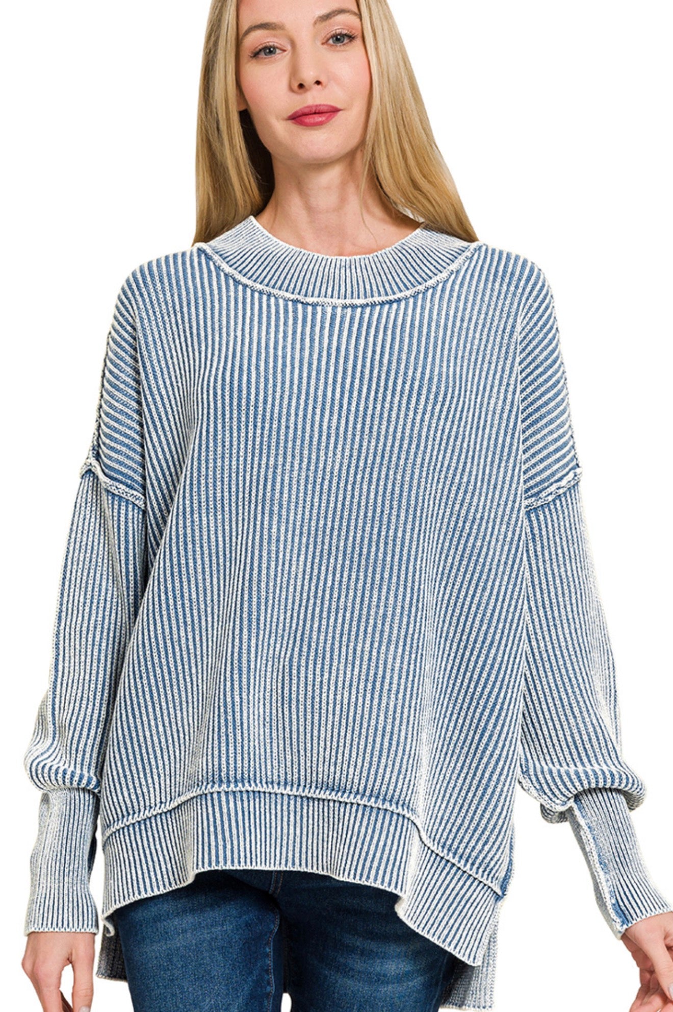 Jackson Ribbed Sweatshirt - 4 Colors